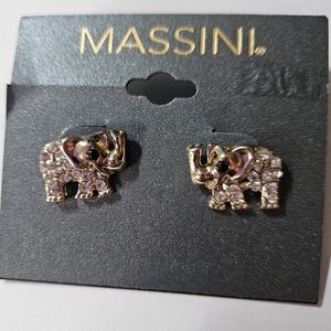 Jeweled Elephant Earrings